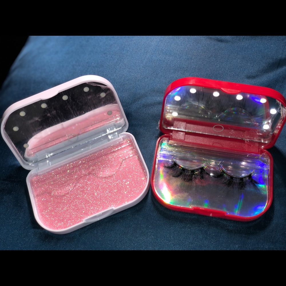 LED lash cases